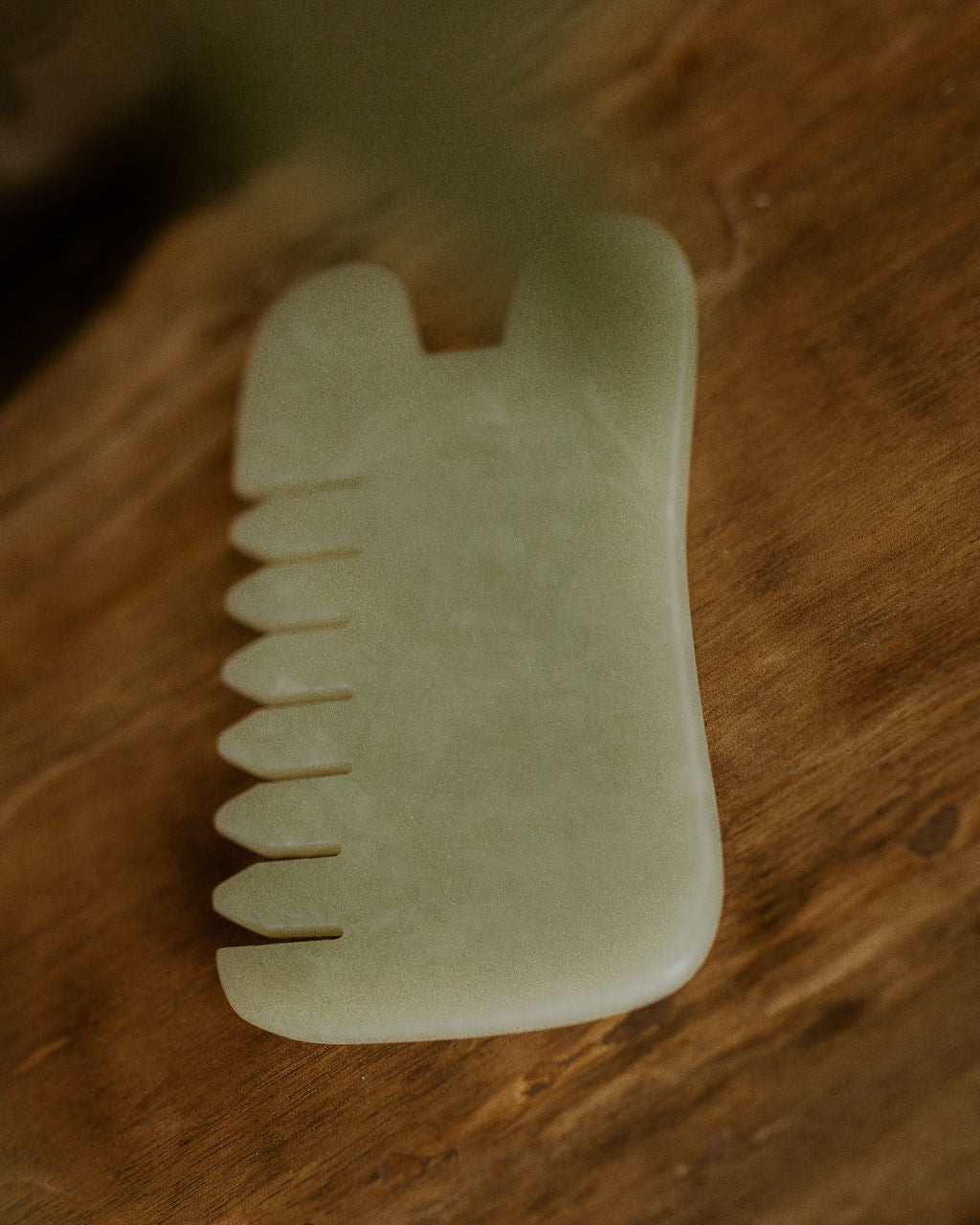 Jade Gua Sha Comb
