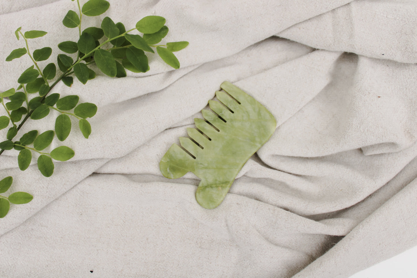 Jade Gua Sha Comb